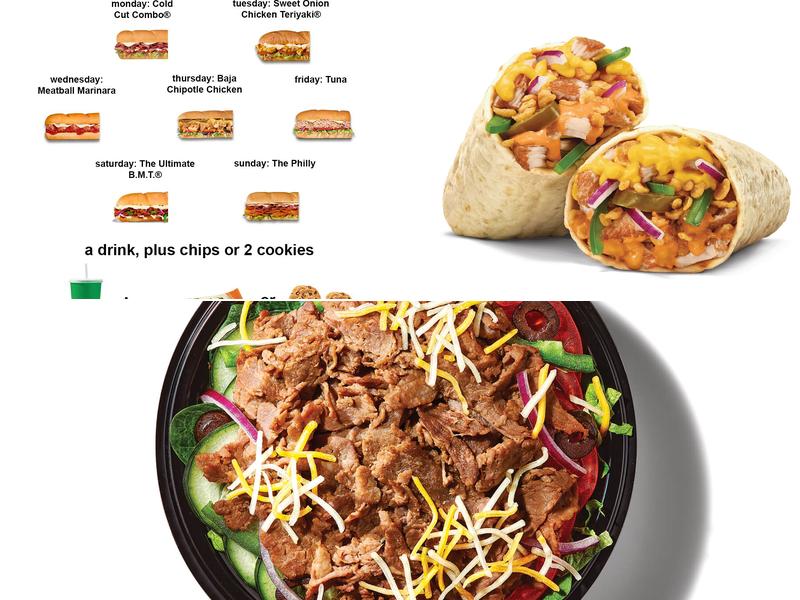 Subway Menu