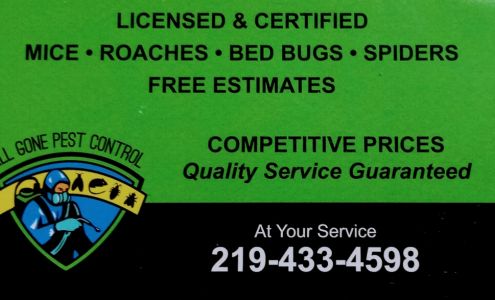 All Gone Pest Control 4015 Main St, East Chicago Indiana 46312