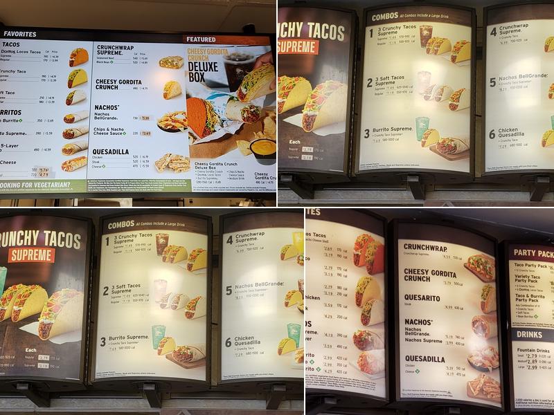Taco Bell Menu