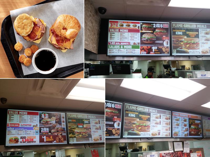 Burger King Menu