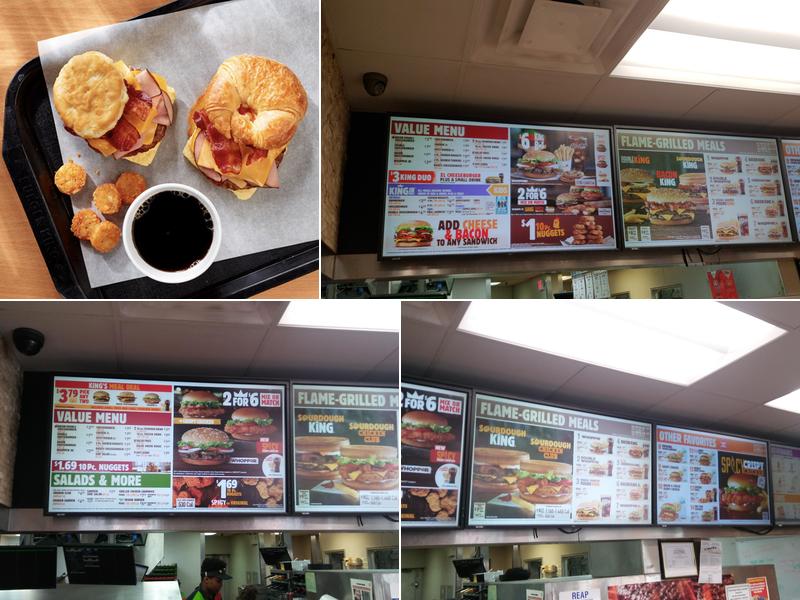 Burger King Menu