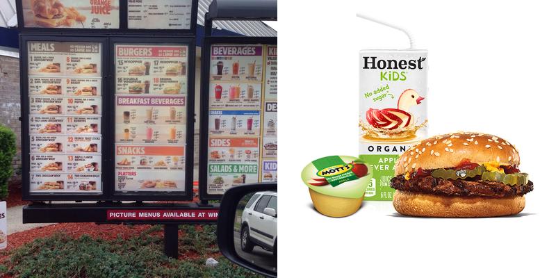 Burger King Menu
