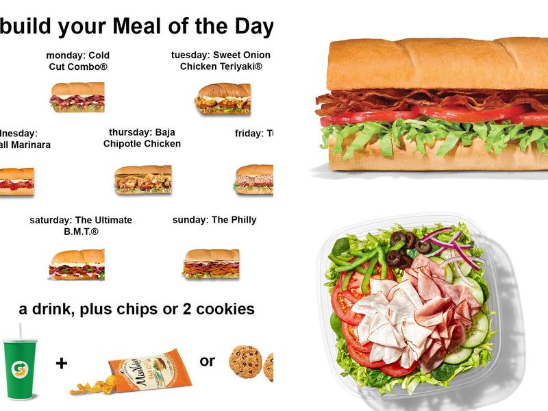 Subway Menu