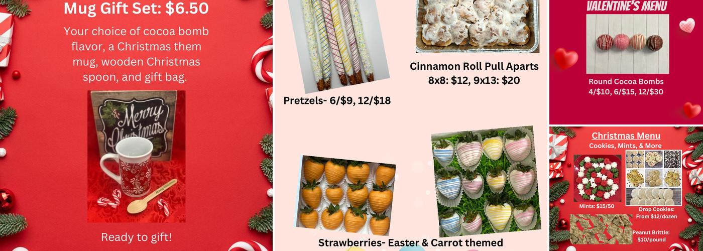 Sweet Creations by Sara Menu