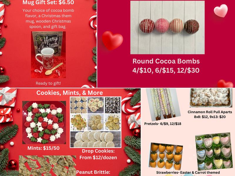 Sweet Creations by Sara Menu