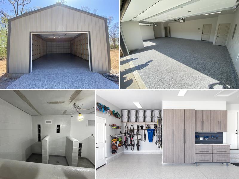 Garage Solutions | Epoxy Floor Tulsa | Garage Cabinets