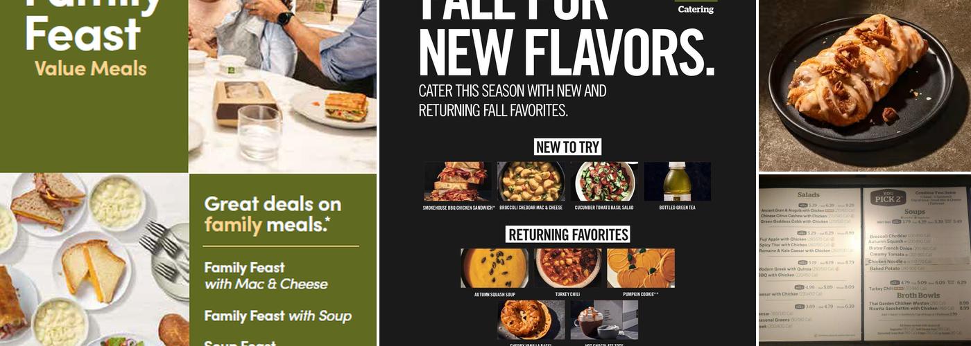 Panera Bread Menu