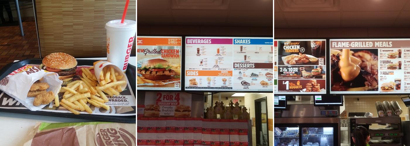 Burger King Menu