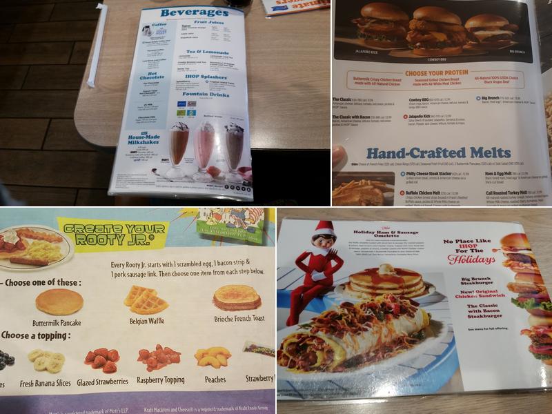 IHOP Menu