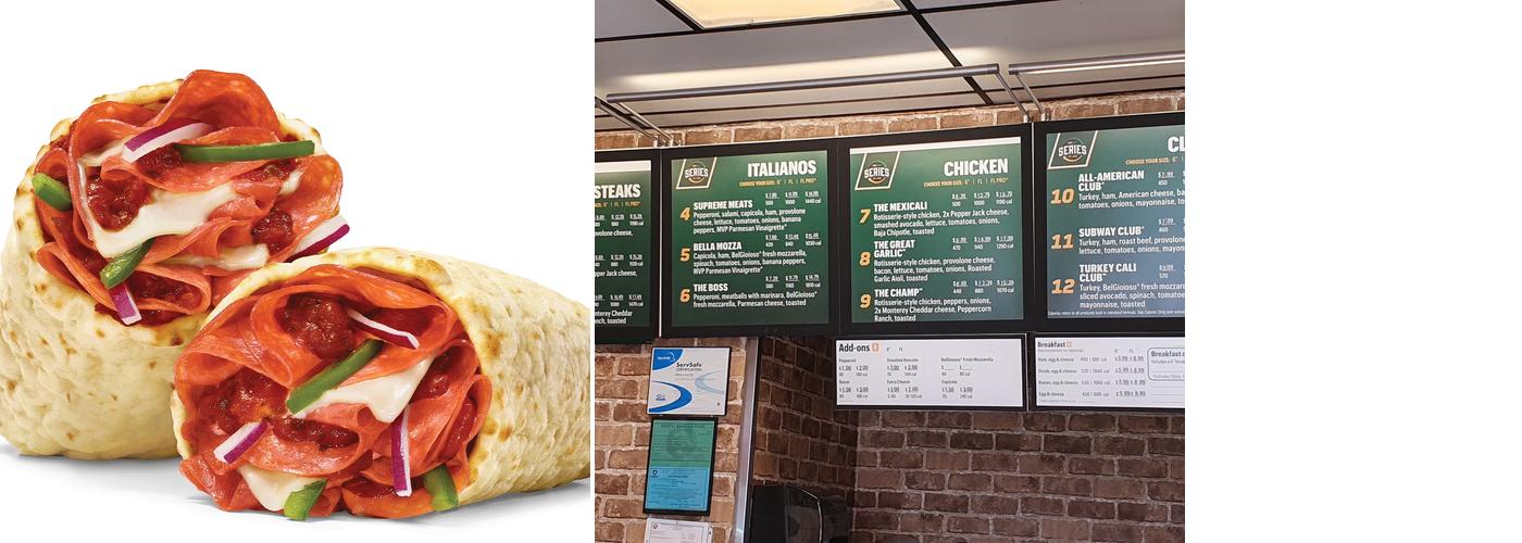 Subway Menu