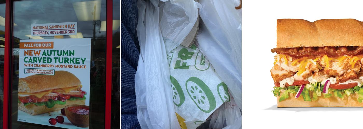 Subway Menu
