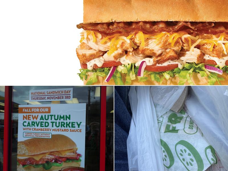Subway Menu