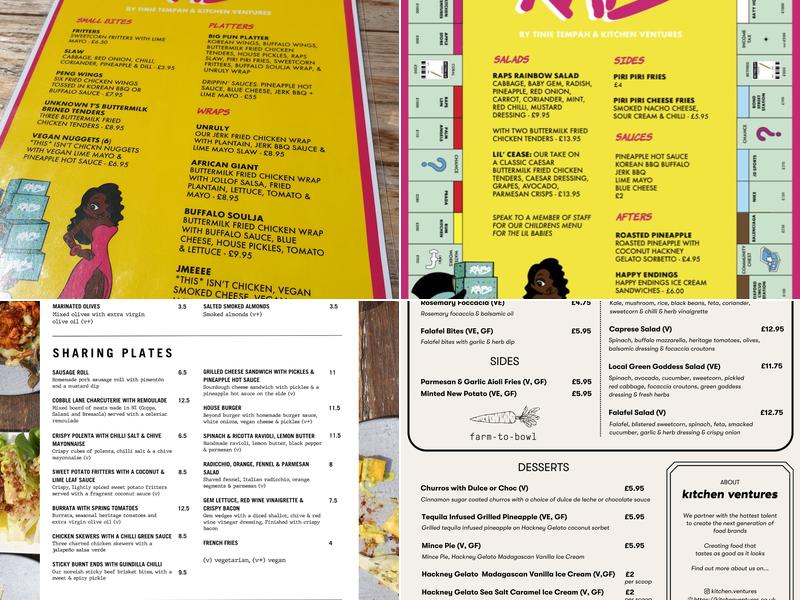 Willows On The Roof - London Rooftop Restaurant & Bar Menu