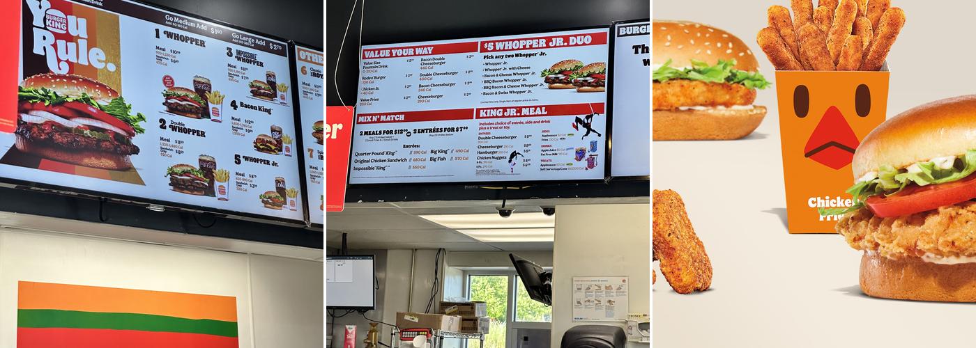 Burger King Menu