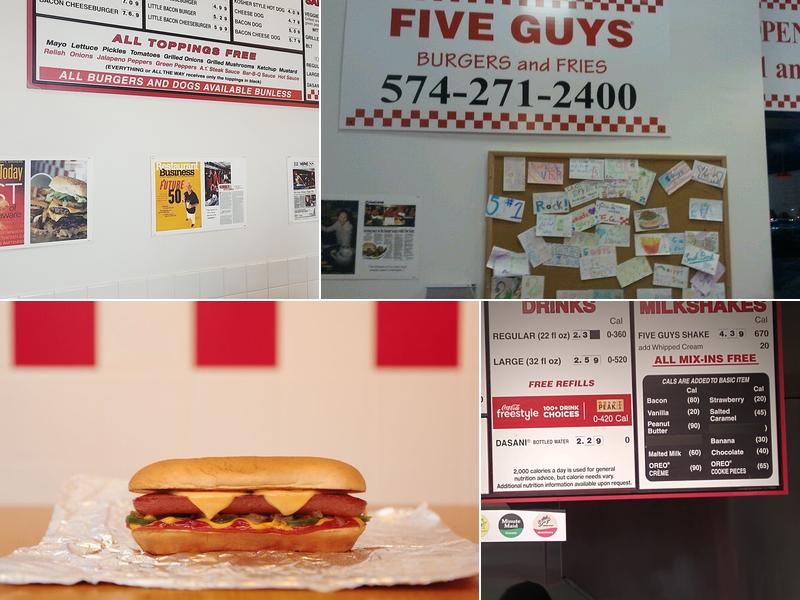 Five Guys Menu