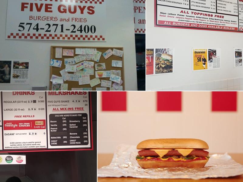 Five Guys Menu