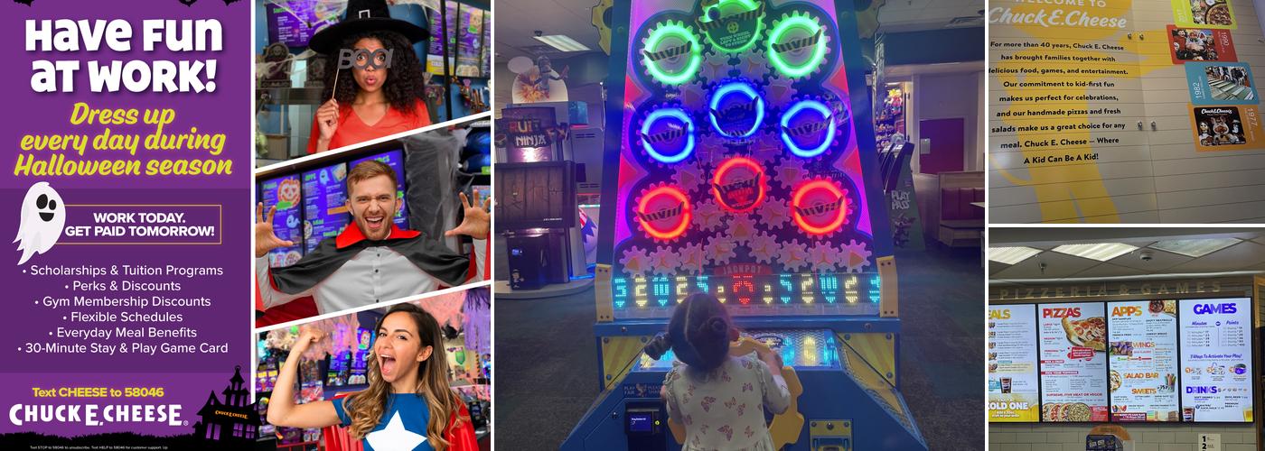 Chuck E. Cheese Menu