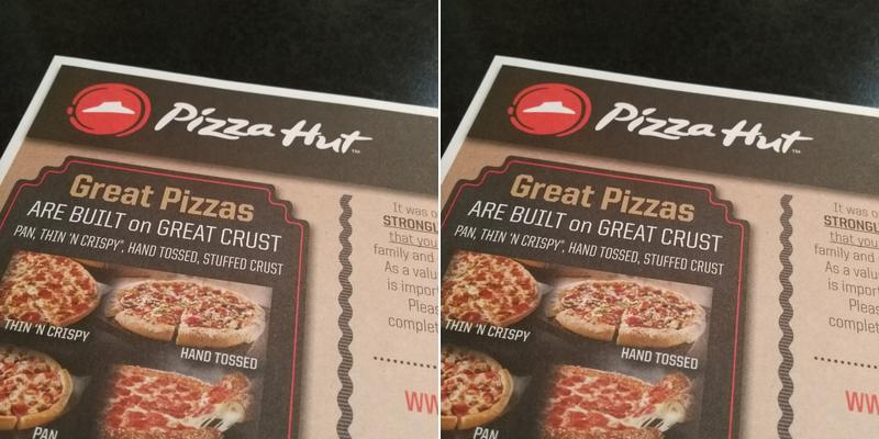 Pizza Hut Menu