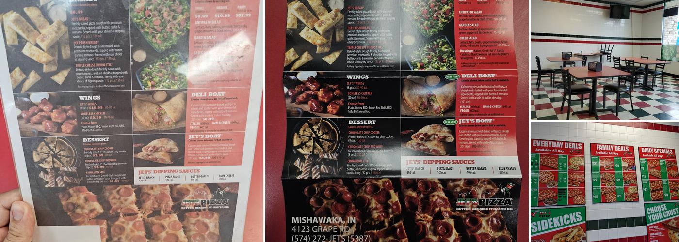 Jet's Pizza Menu