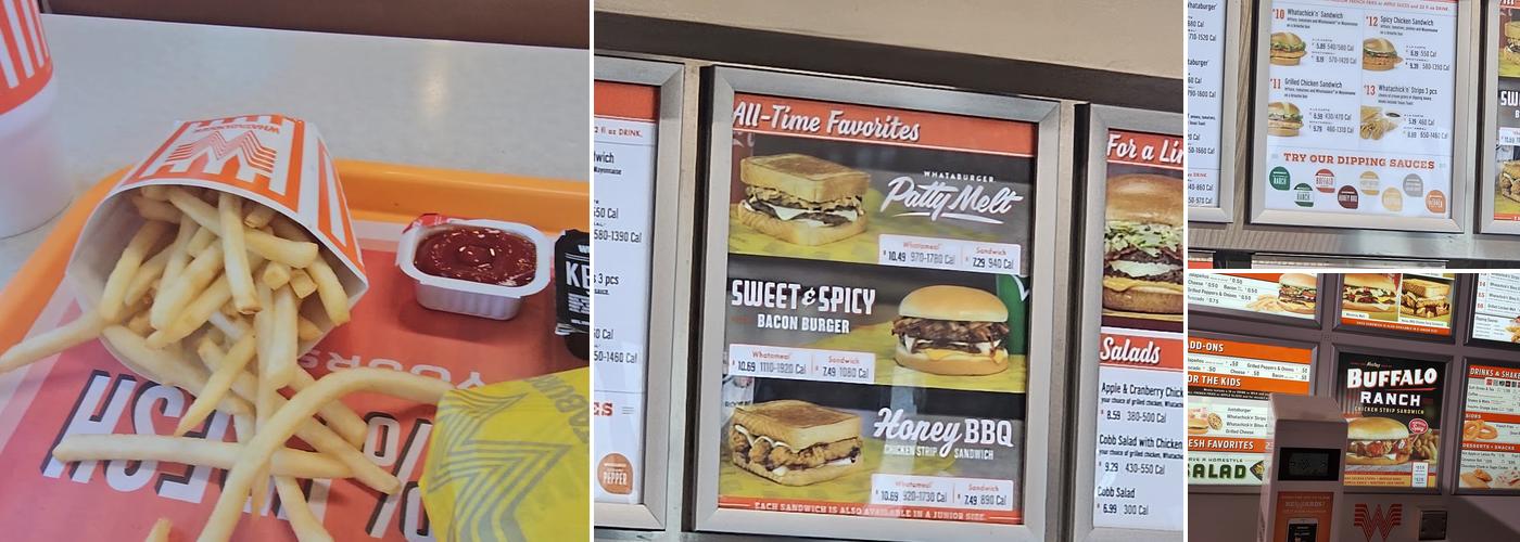 Whataburger Menu