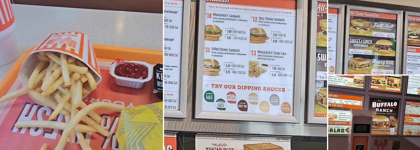 Whataburger Menu
