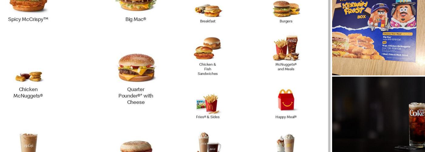 McDonald's Menu