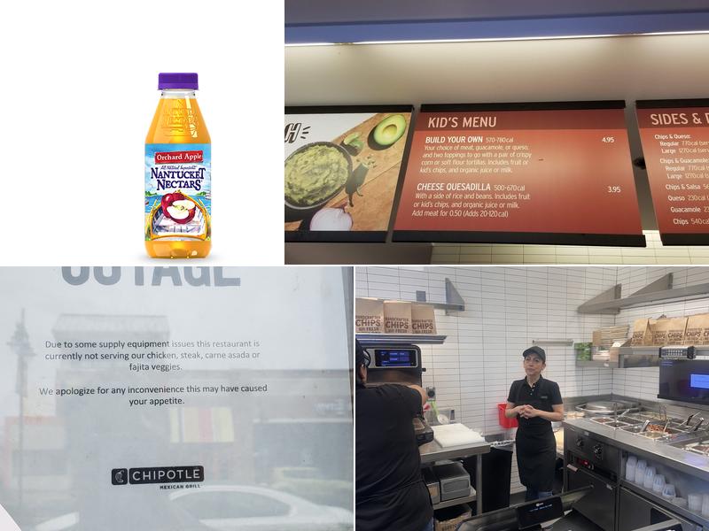 Chipotle Mexican Grill Menu