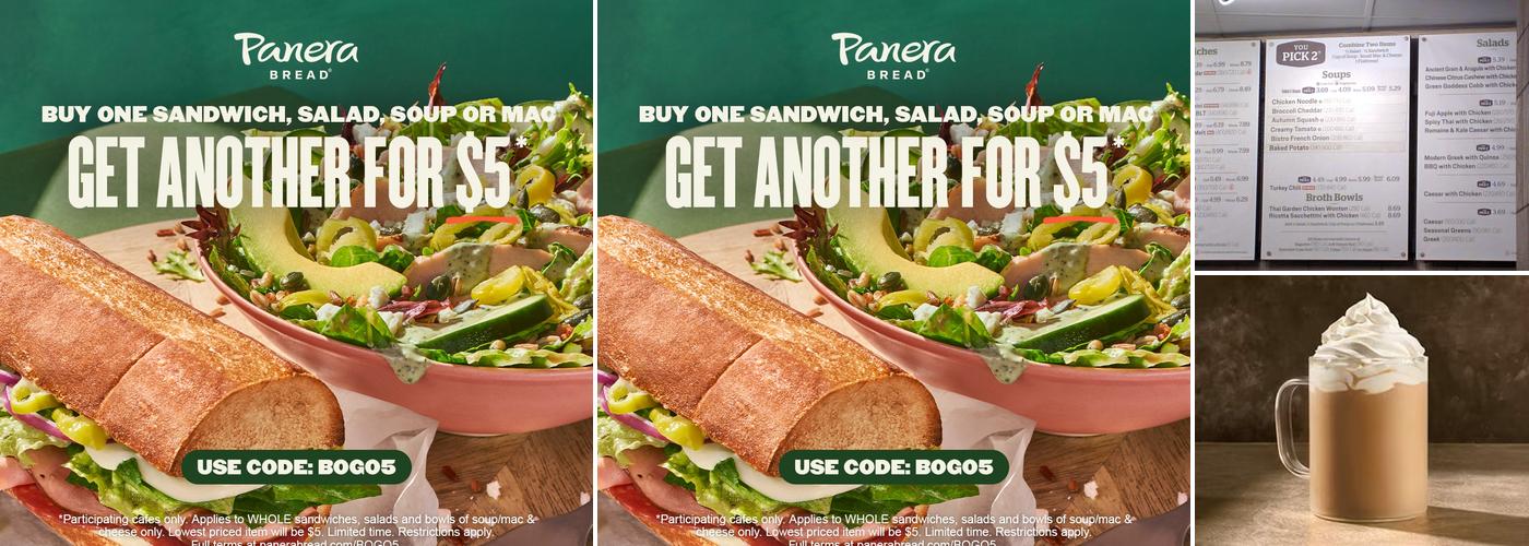 Panera Bread Menu