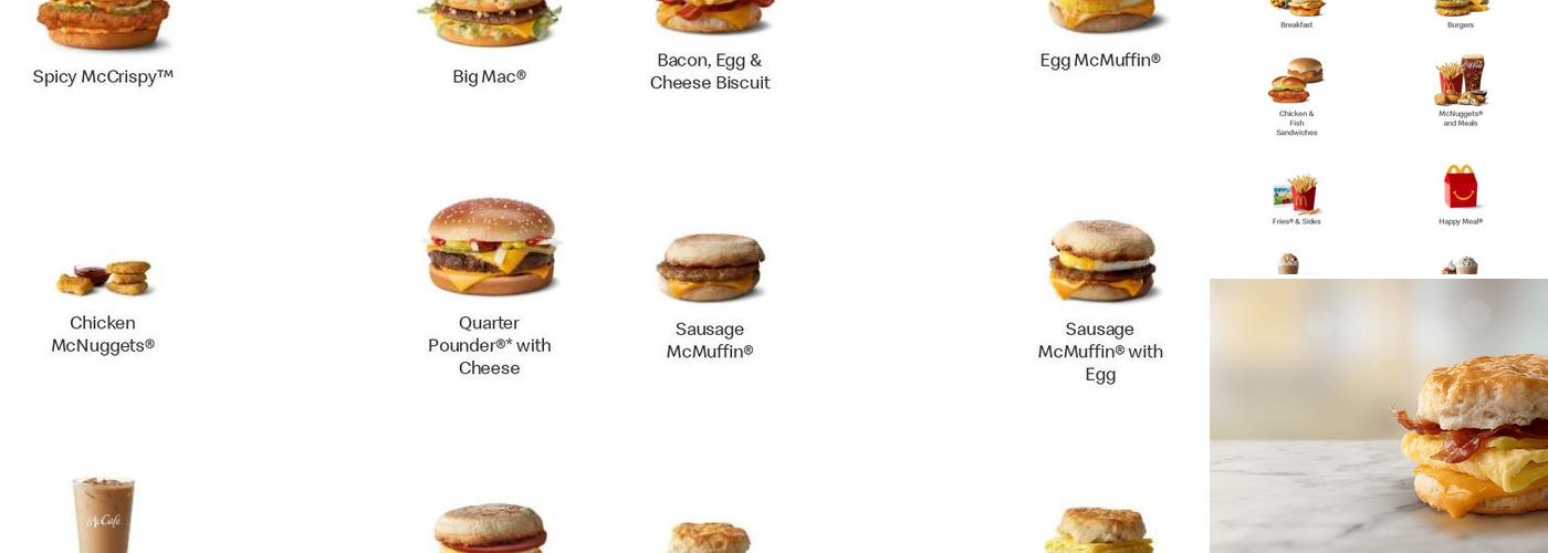 McDonald's Menu
