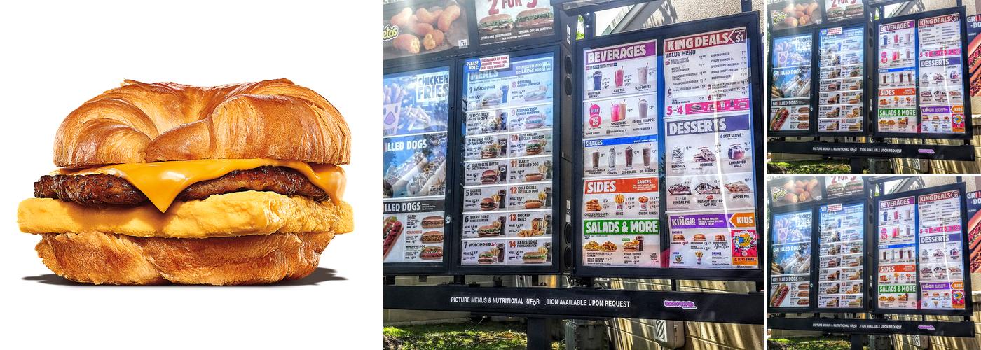 Burger King Menu