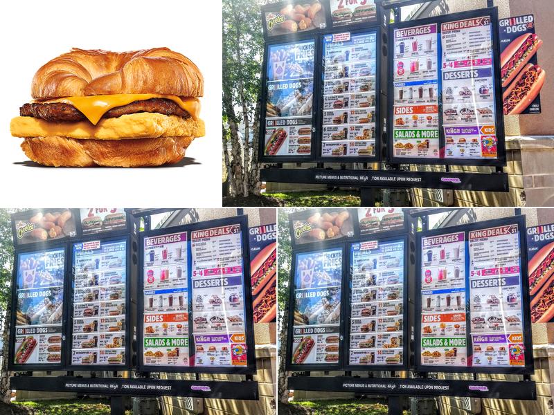 Burger King Menu