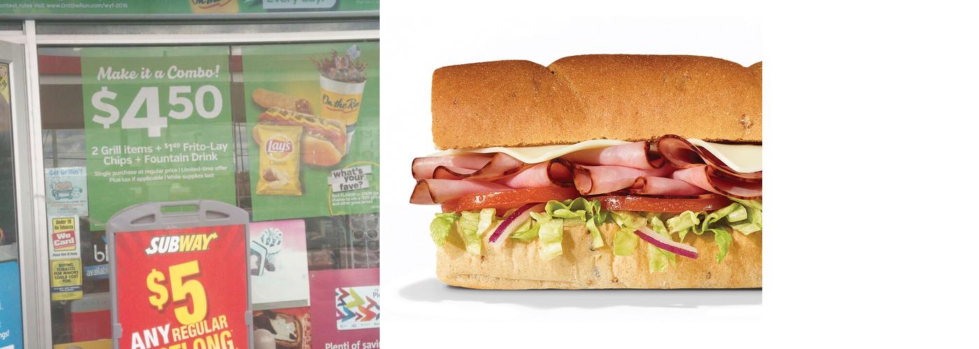 Subway Menu