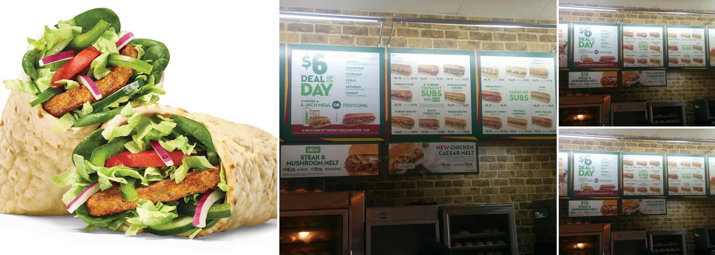 Subway Menu