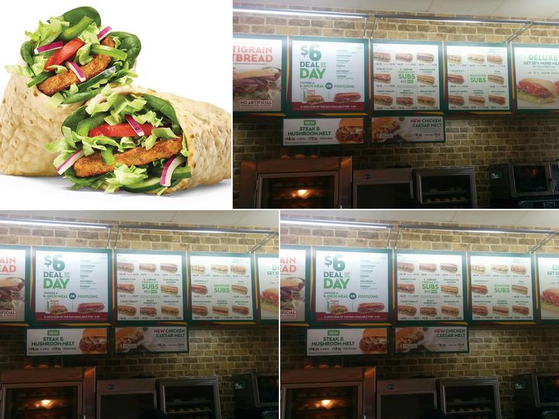 Subway Menu