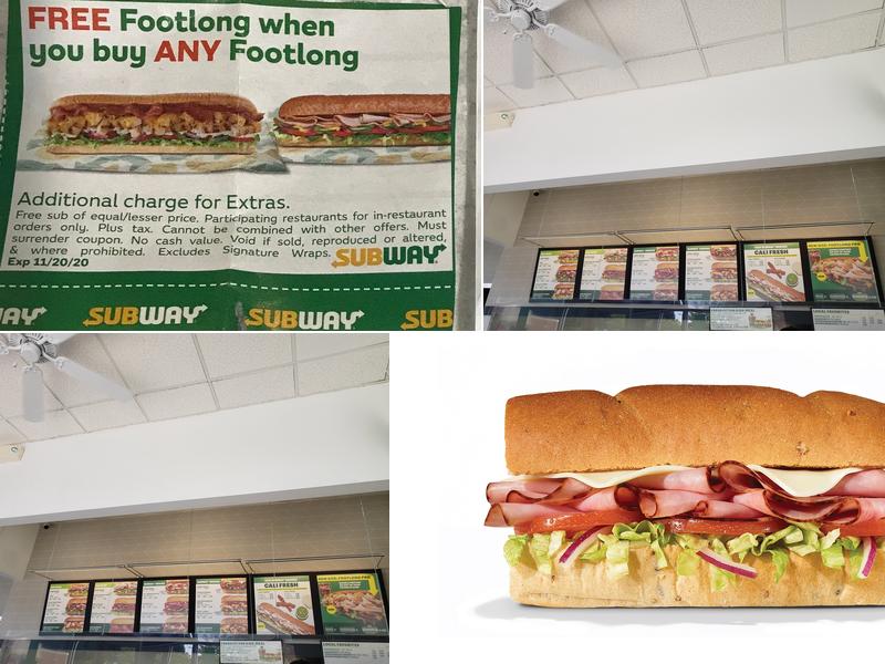 Subway Menu