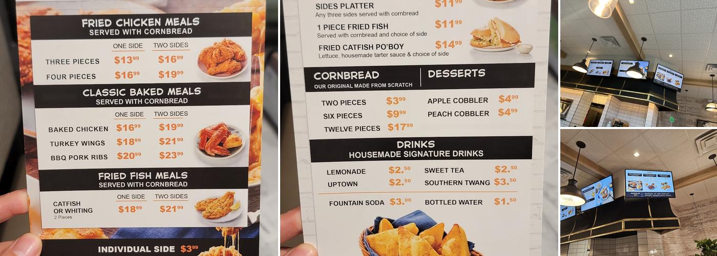 Cornbread Montclair Menu