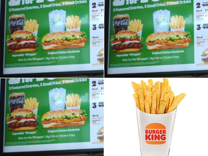 Burger King Menu