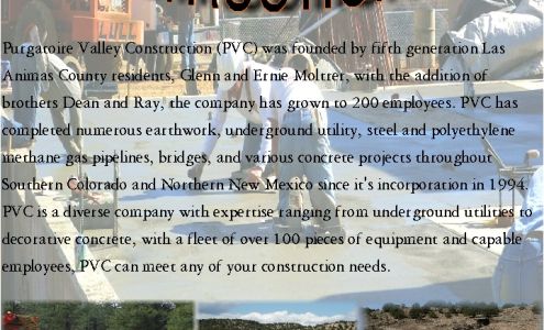 Purgatoire Valley Construction 103 W Main St, Trinidad Colorado 81082