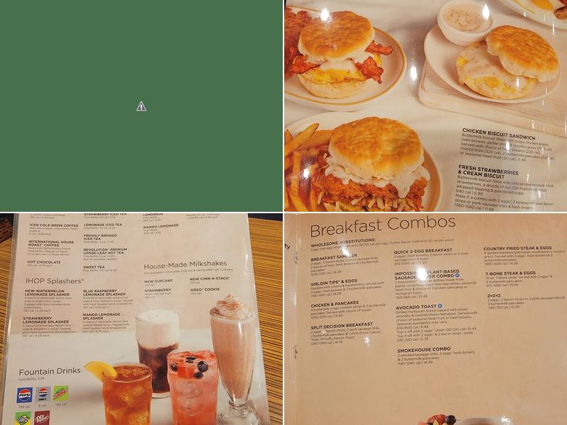 IHOP Menu