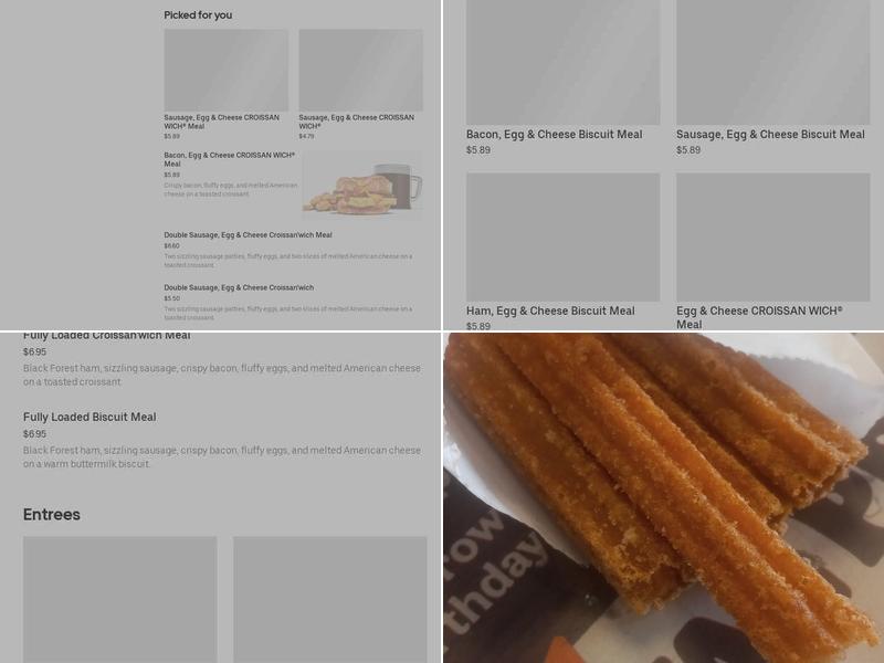 Burger King Menu