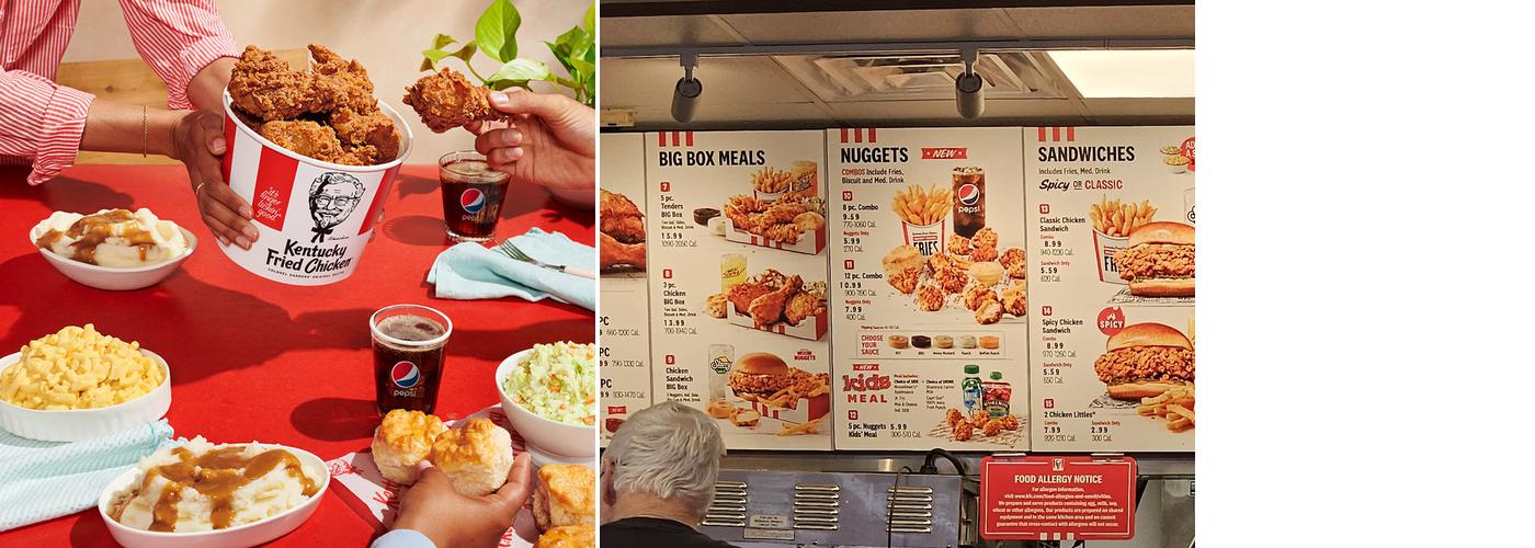 KFC Menu