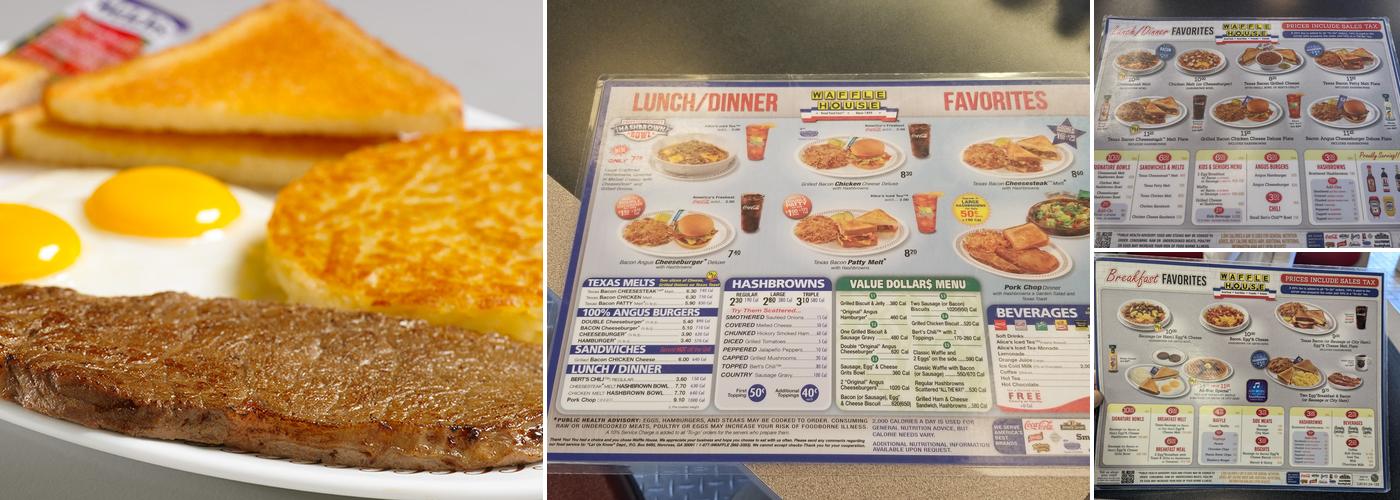 Waffle House Menu