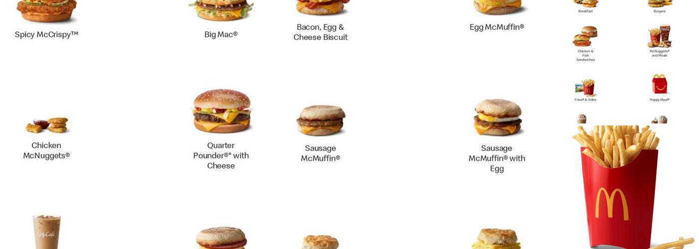 McDonald's Menu