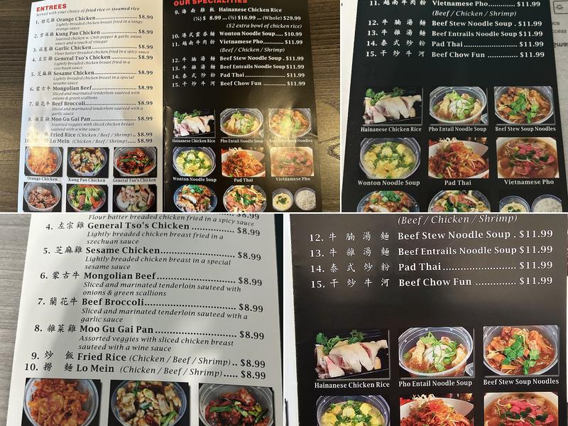 Yummy Box Menu