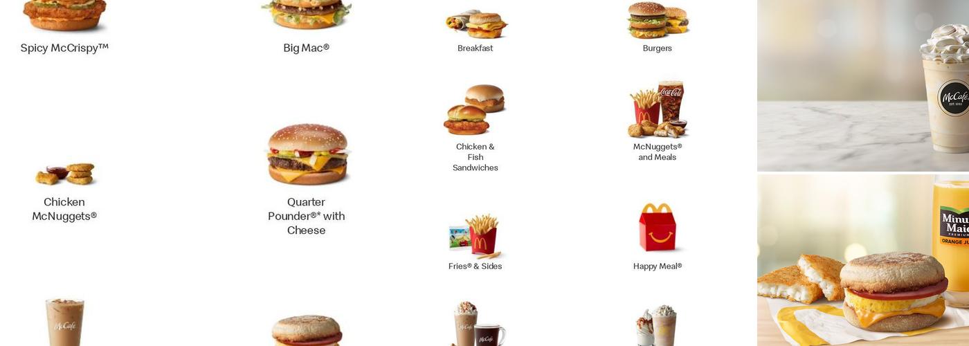 McDonald's Menu