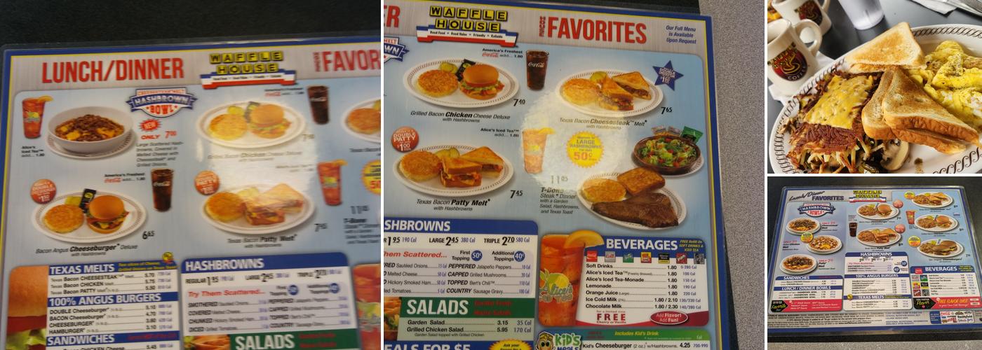 Waffle House Menu