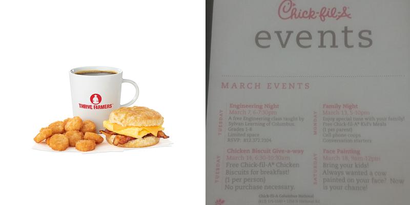 Chick-fil-A Menu