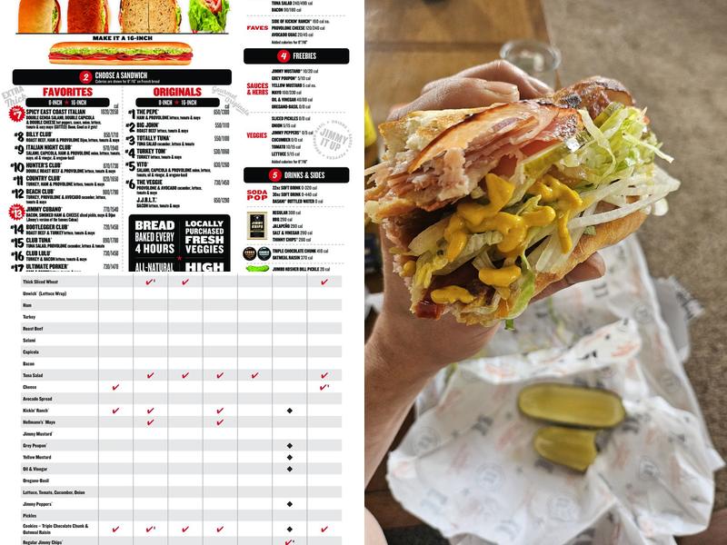 Jimmy John's Menu