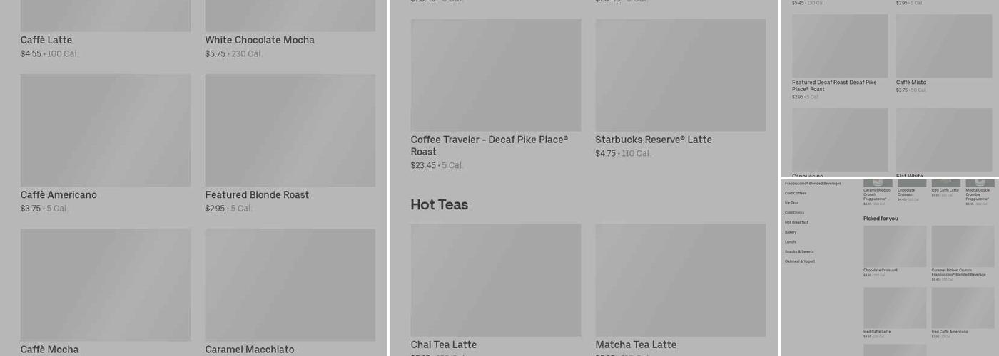 Starbucks Menu
