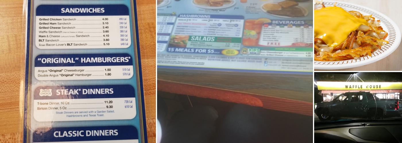 Waffle House Menu